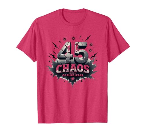 45 Years of Pure Chaos Birthday Gift for Fun Lovers