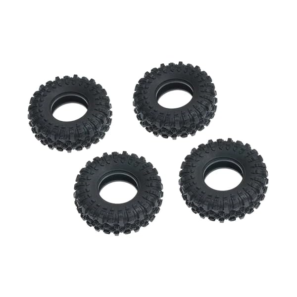 FURITEK MUDDER-XL 68MM TIRES EXTRA SOFT STICKY SET FOR 1.2INCH WHEEL - REMOTE CONTROL CAR PARTS FOR FX118 (FUR-2440)