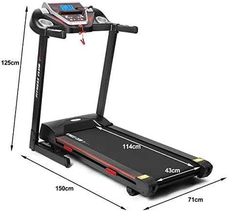 Gemotoriseerde elektrische loopband opvouwbare automatische helling voor thuis opvouwbaar, 2,5 HP elektrische loopband met helling, Bluetooth-muziekbekerhouder hartslagsensor wandelen loopmachine - Afbeelding 4