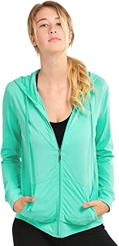 Image of Women's Zipper Sweatshirt Hoodies with Pocket Winter Collection Comfort Soild Hoodie for Women