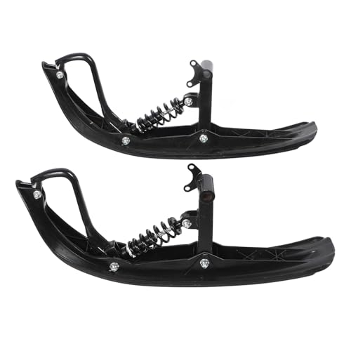 ATV Winter Snow Sledge, Sturdy Sturdy Snow Racer for Enhanced Grip, Compatible with ATV Go Kart UTV Quad Bike, Slip Metal and Plastic Construction