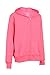 Hanes Women's Full Zip EcoSmart Fleece Hoodie (X-Large, Neon Pink)