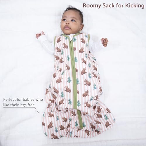 Image of LollyBanks Sleep Sack, 100% Cotton Neutral Baby Sacks, 0.5 TOG Sleep Sacks Lightweight with 2-Way Zipper