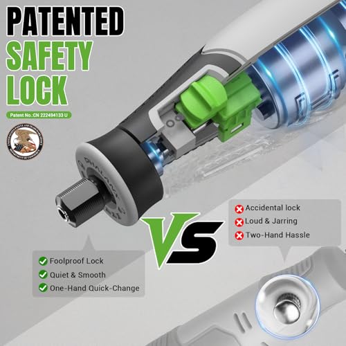 Image of PHALANX Rotary Tool - 4V Cordless Rotary Tool Kit Accessories 80 PCS 2500mAh Battery, Preset 5 Speed Adjustment Grinder Tool for Cutting Sanding Carving Polishing Engraver DIY Crafts(R4-Standard)