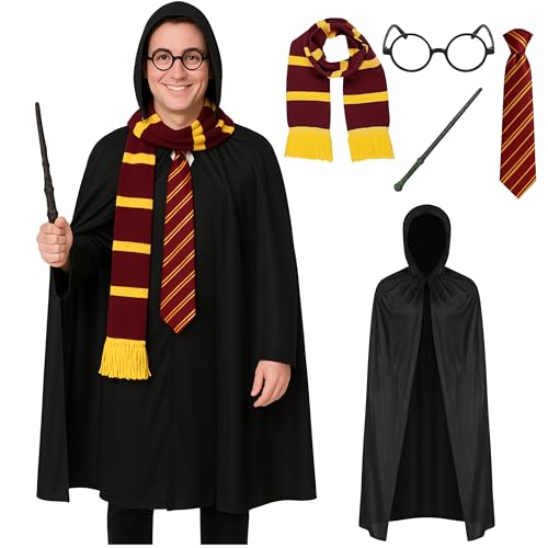 5pc Adult Wizard Costume
