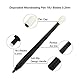 10 Stück Einweg Microblading Stift mit Nadeln und Schwammapplikator Permanent Makeup Stift Einweg Blisterpackung 12CF/14CF/18U/20U (18U-0.2mm)