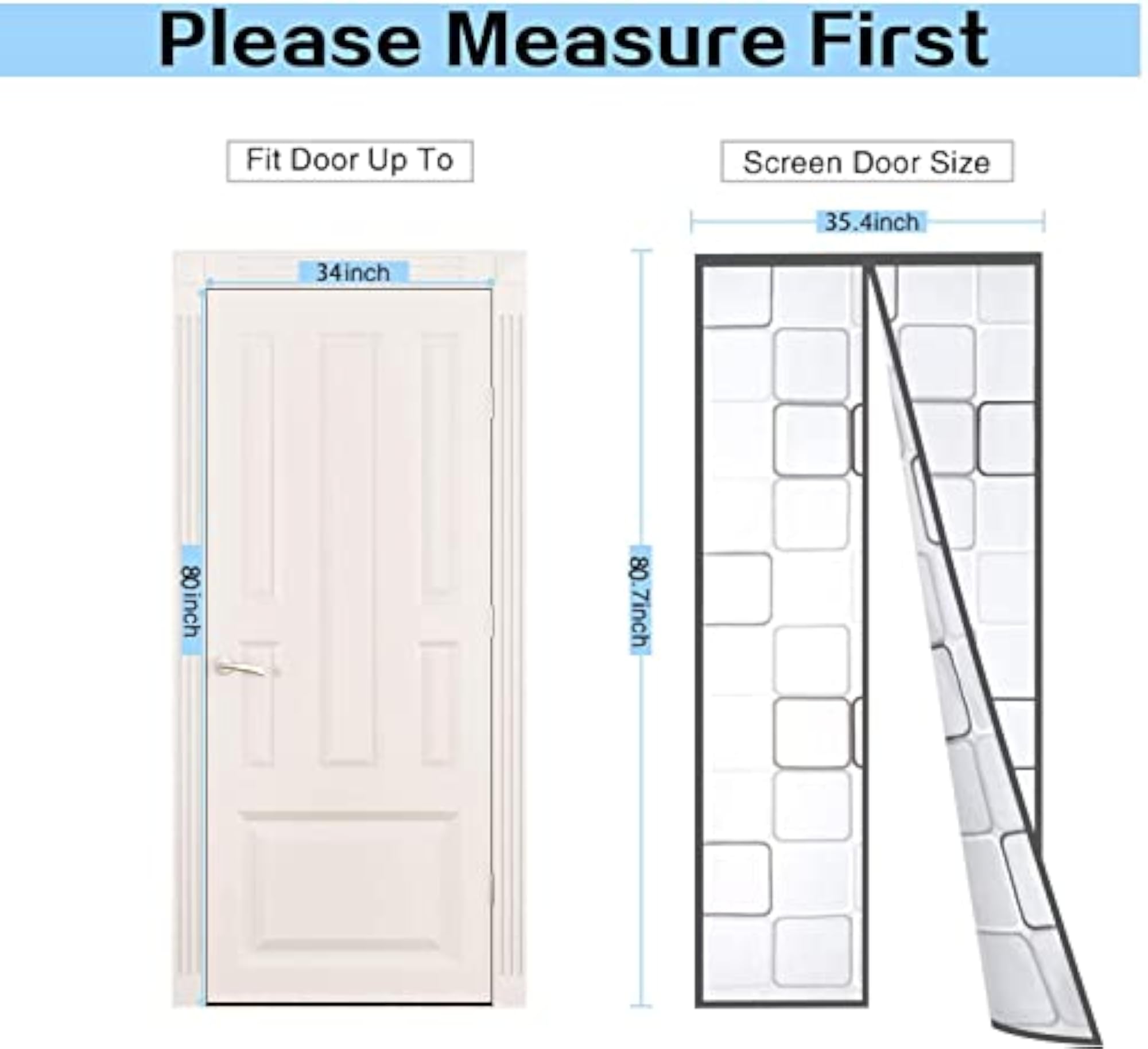 Insulated Door Curtain, Magnetic Thermal Cover