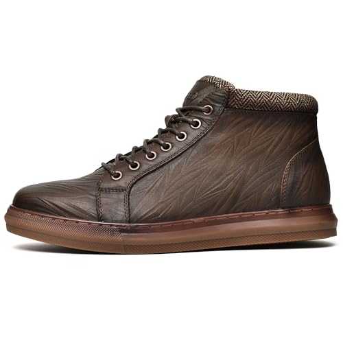 Image of Arkbird Mens Leather Sneaker Fashion Classic Casual Chukka Ankle Boots for Men