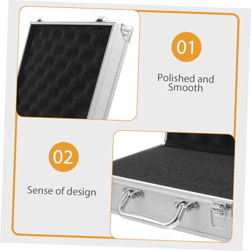 Aluminum Tool Box Storage Case for Men Portable Workstation Aluminum Alloy Case Suitcase Money Briefcase3