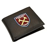  West Ham United FC Geldbörse, bestickt, mit Vereinswappen