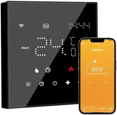 WiFi Thermostat Electric Underfloor Heating Smart Thermostat Prog...