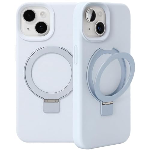 ZENIX DESIGN TECH iPhone16 Pro �p �P�[�X �}�O�l�b�g �����O �X�^���h �w�ʎ��[ �V���R�� Magsafe�Ή� ZX-softhinge (�u���[�O���C)
