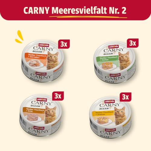 animonda Carny Ocean Katzen Nassfutter Meeresvielfalt Nr. 2 (12 x 80 g)
