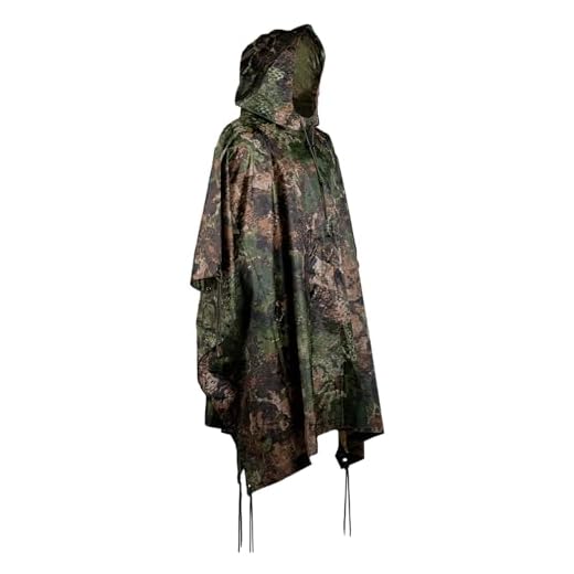 Mil-Tec Waterproof Rain Poncho with Hood