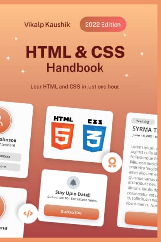 HTML & CSS Handbook: Learn HTML and CSS in just 1 hour