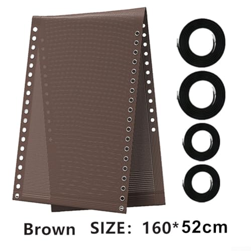 Tissu de rechange pour chaises gravity marron avec cordes de fixation - 5