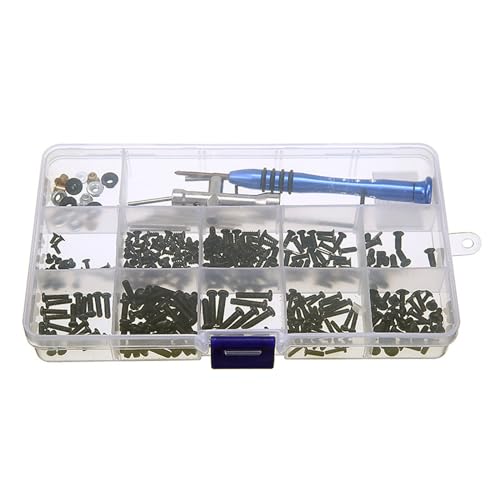 RC Screws Assortment Kit with Box Repair Tool Set Hardware Fixings for Wltoys 144001 1/14 RC Car - Image 4