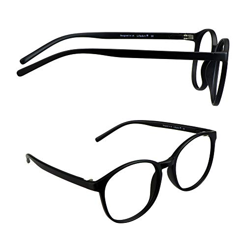 Image of Vintage Round Progressive Multifocal Presbyopic Glasses, Photochromic Gray Sunglasses for Men Women Readers (Black,+0.00 /+1.50 Magnification)