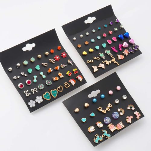 Image of NEWITIN 69 Pieces Gold Jewelry Set for Women Fashion Costume Jewelry Gold Plated Necklace Bracelet Earrings Set for Women