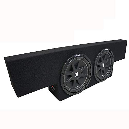 American Sound Connection Compatible with 01-06 Chevy Silverado Non-HD Crew Truck Kicker Comp C12 Dual 12