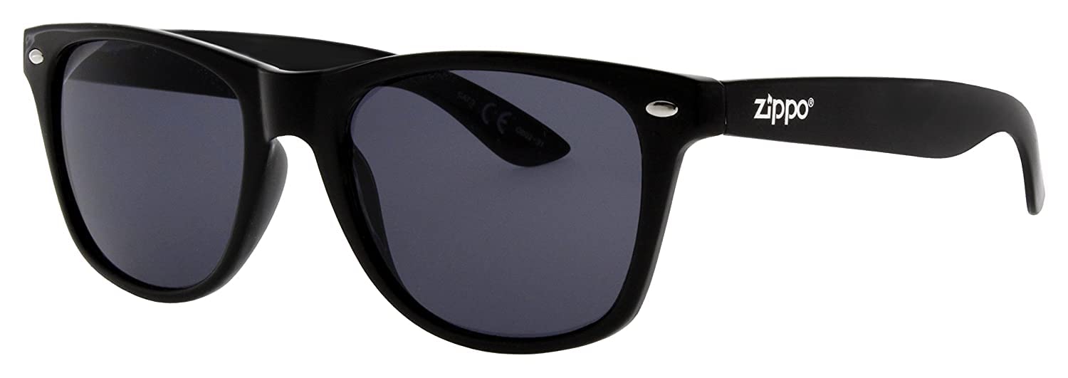 Zippo Black Sunglasses, Medium
