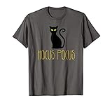 Halloween t-shirt. Hocus pocus shirt. Cat tshirt ghost tee