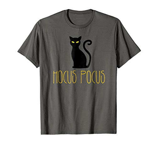 Halloween t-shirt. Hocus pocus shirt. Cat tshirt ghost tee