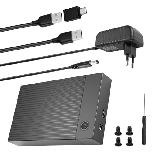 Jaxiyun Boitier Disque Dur 3.5, 6Gbps Adaptateur SATA USB, Station d'accueil pour Disque Dur USB 3.0 SATA HDD pour DisqueDur SATA2,5/3,5