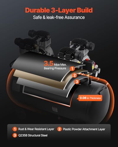 VEVOR 4HP 20 Gallon Air Compressor