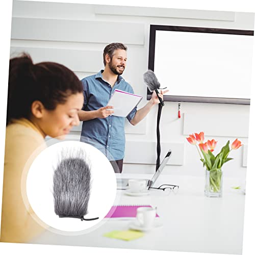 Showeroro Microphone Windscreen Headphone Accessories Headphones Mic Sponge Filters Windscreen Blocker Microphone Protection Cover Mic Windscreen Windscreen Wind Cover Microphone Furry Cover #TOP2
