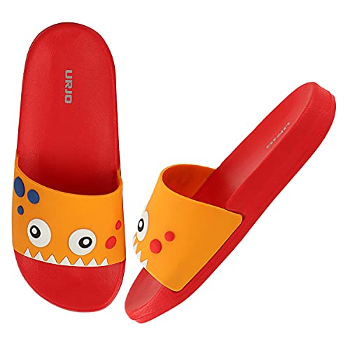Image of URJO Kids's Sliders /Slippers Lightweight Super Flexible Arch Support Durable Anti Skid & Stylish Dailywear Sliders /Slippers for Boy's & Girl's