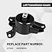 Engine Motor Mount Set, 3 Pcs Engine Motor and Transmission Bracket Kits Compatible with 2011-2016 Hyundai Elantra 1.8L Auto Transmission Motor Mount Replaces A71004 A71047 9797 A71029 A71031 A71020