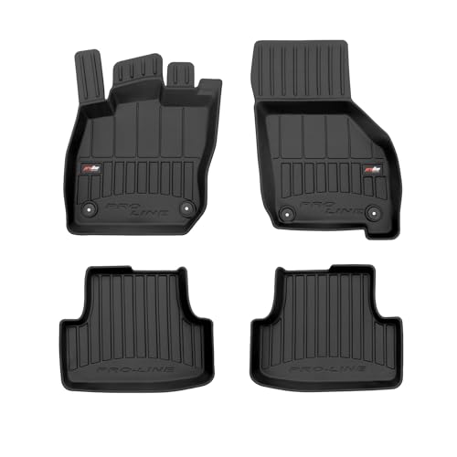 Tapis de sol voiture étanche Audi A3 8Y anti boue avec bords hauts