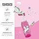 SIGG - Trinkflasche Kinder - Viva One Unifly - Für Kohlensäurehaltige Getränke Geeignet - Auslaufsicher - Spülmaschinenfest - BPA-frei - Sport & Schule - Rosa mit Einhorn - 0,5L