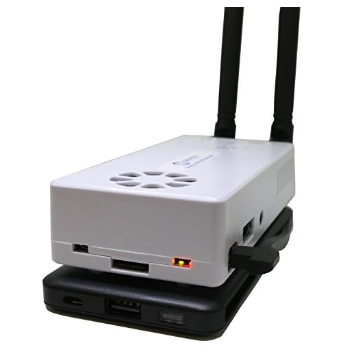 Crew Dog Electronics Stratux ADS-B Dual Band Receiver Aviation Weather and Traffic - Internal WAAS GPS, AHRS, Battery Pack, Suction Mount, Antennas, SDR
