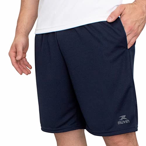 Bermuda Esportiva Basic Muvin – Masculino – Calção Esportivo – Com Bolso - Bermuda Futebol - Tecnolo