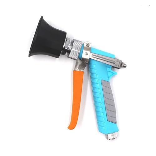 Gettimore Spruzzatore agricolo ad alta pressione da giardino per esterni per alberi da frutto e prati, plastica+rame, blu+nero