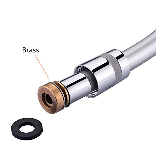 GRIFEMA COMPLENTOS-G852 | Brauseschlauch, Korrosionsschutz und Verdrehsicher mit Anti-Knickschutz IN PVC-Optik (150 cm) | Extrem flexibel Duschschlauch,Silber - Image 6