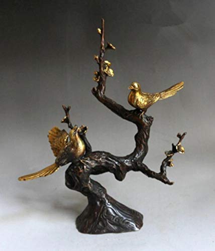 Sculpture en bronze chinois faite main pour un jardin zen de style asiatique