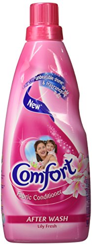 Image of Comfort After Wash Lily Fresh Fabric Conditioner (Fabric Softener) - For Softness, Shine And Long Lasting Freshness, 860 ml
