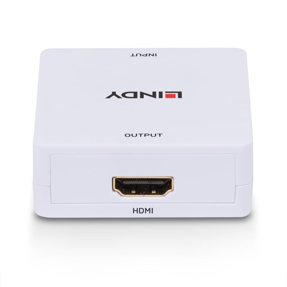 Lindy 38165 convertidor de video - Conversor de vídeo (480i,480p,576i,576p,720p,1080i,1080p, 6,75 Gbit/s, Negro, HDMI, 100/240 V, 87 mm)