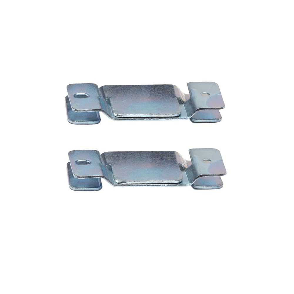 Heavy Duty Wall Mounting Brackets | Wall Mount Interlocking Clip Hook for Concealed Headboard Wall Fixings, Pictures & Mirrors Frame Hanging (4 Plate Complete Set)