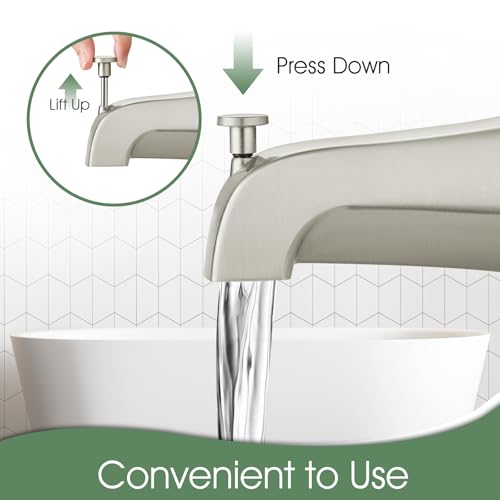 Bathtub Faucet Replacement with Diverter,Easy to Install American Standard Tub Spout for 1/2\" Copper Water Tube with Install Tool
