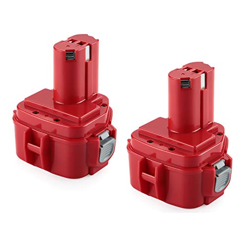 2 stuks Energup 12 V 3000 mAh Ni-Mh vervangende accu voor Makita 1220 122 PA12 1233S 1234 1235 1235B 1235F 192696-2 192698-8 192698-A 19313 8-9 93157-5 12V gereedschapsbatterijen