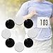 Labriciyon Marathon Race Number Magnetic Bib Holders, 8 Pcs Running Fix Clips for Waist Packs, Sports, Track & Field