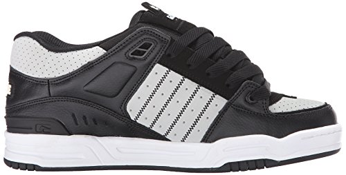 Image of Globe Mens Fusion Skate Shoes, Black /Grey /White, 14 M US