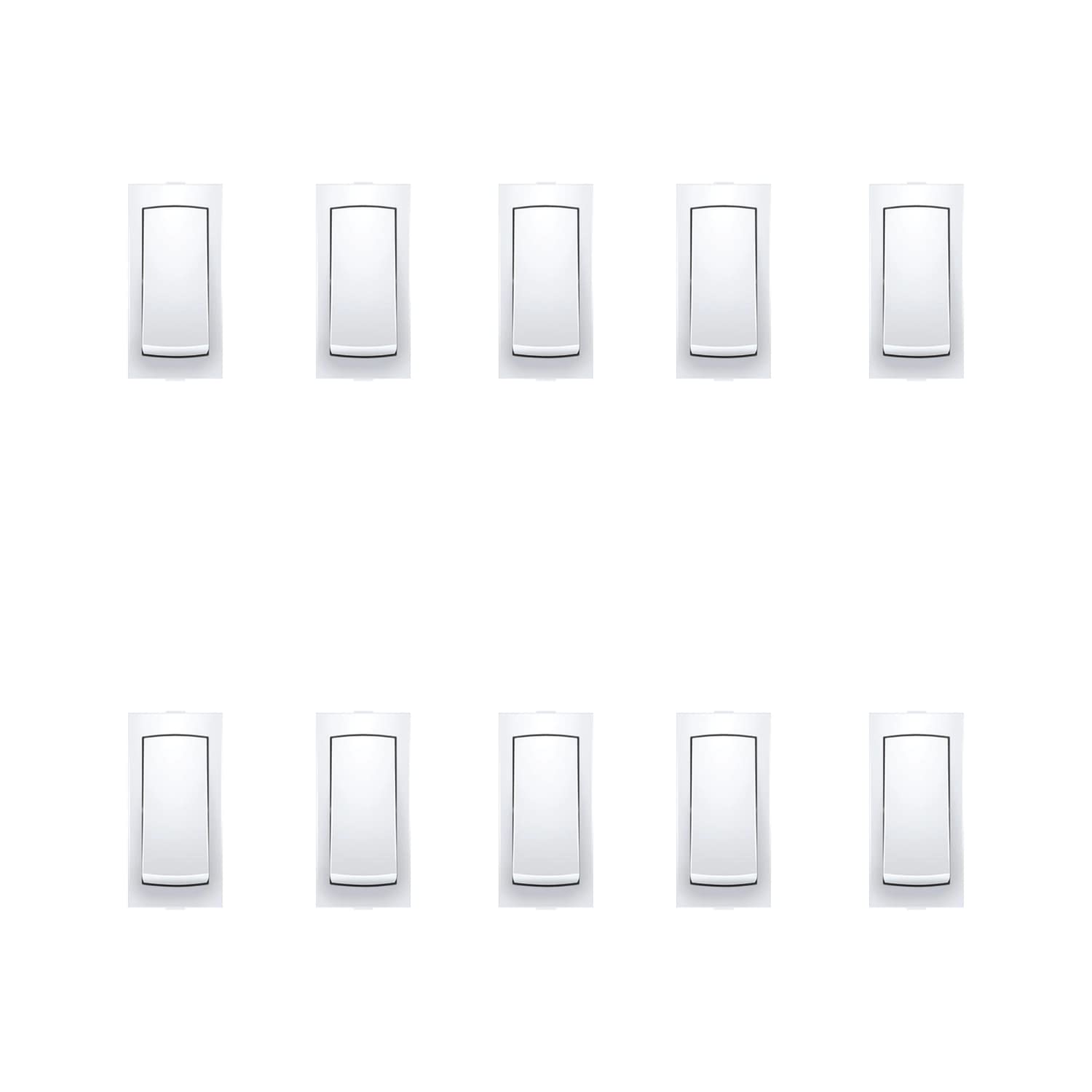 See full amazon price history chart for Anchor Ziva 6A 1 Way 1 Module White Switch, 68001 (Pack of 5) Anchor Ziva 6A 1 Way 1 Module White Switch, 68001 (Pack of 5) (B0BRQ15H3N) Amazon Price History, Amazon Price Tracker