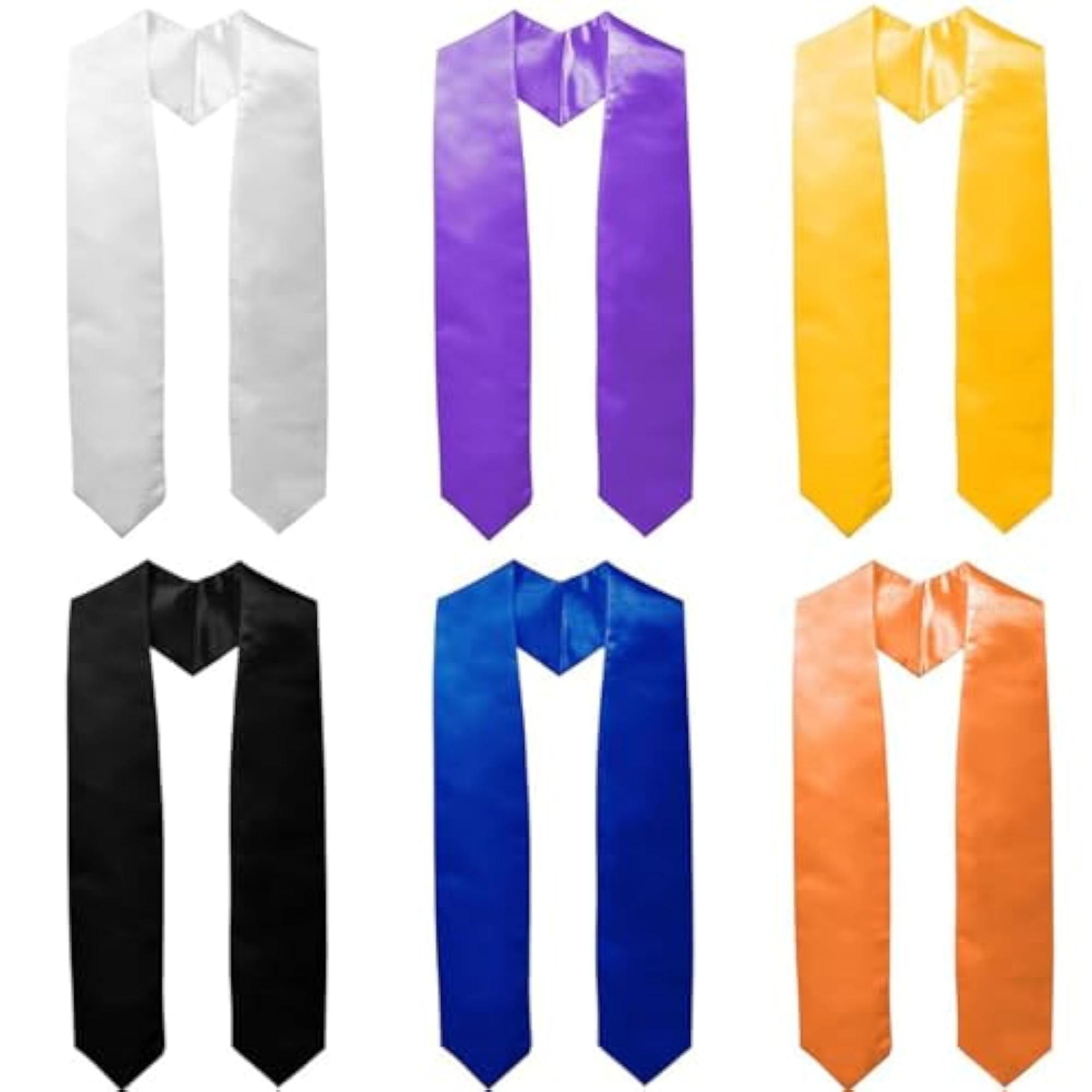 Yellow Graduation Stole for Academic Ceremonies