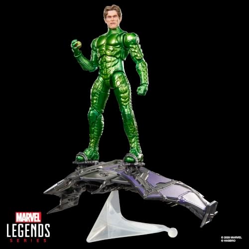 Marvel Legends Series Green Goblin, Spider-Man: No Way Home Deluxe 6 Inch Action Figure Set with Original Goblin Armor and Glider - View 6