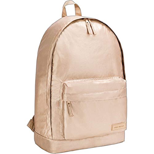 Mochila de Costas Plus West Village Metalizada Dourado , Formato: (L)290mm x (A)430mm x (P)120mm, Tilibra